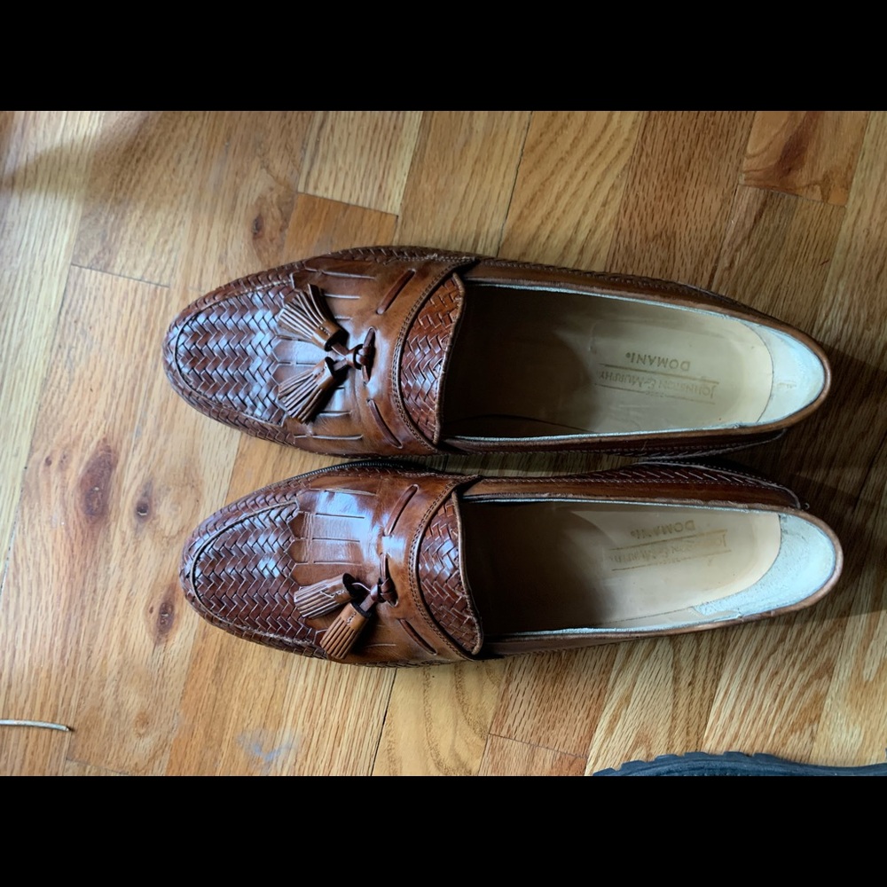 Johnston and Murphy loafers with tassel